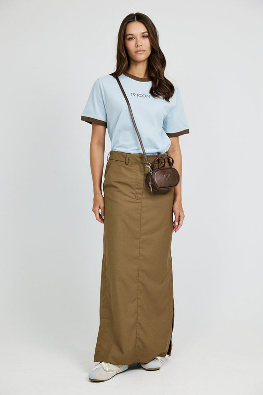 Essential Ringer 19 ICON T Shirt-l.blue
