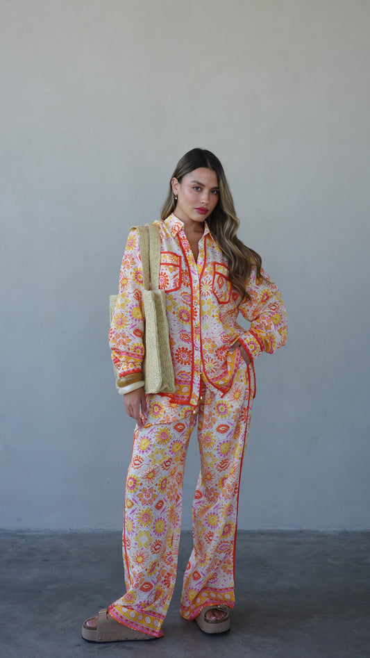 חליפת מכנס ברבדוס | כתום