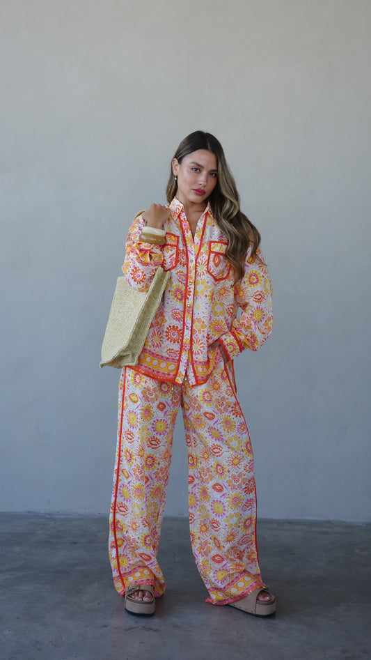 חליפת מכנס ברבדוס | כתום