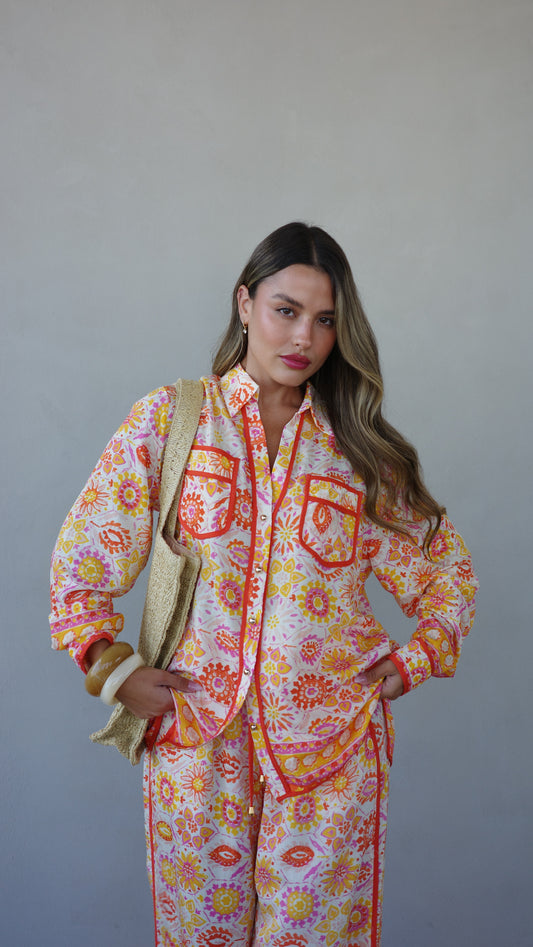 חליפת מכנס ברבדוס | כתום