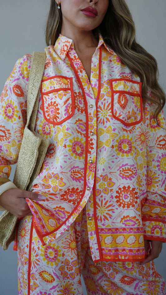 חליפת מכנס ברבדוס | כתום