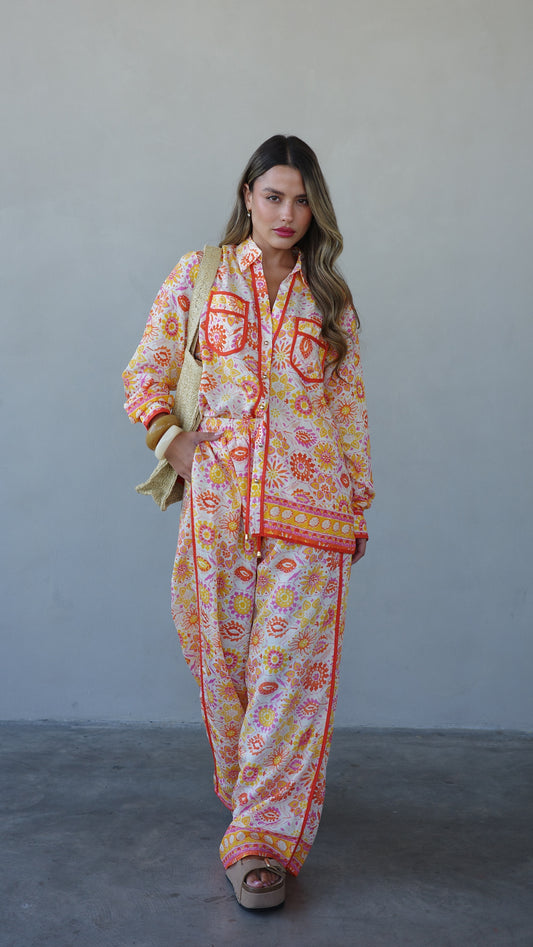 חליפת מכנס ברבדוס | כתום