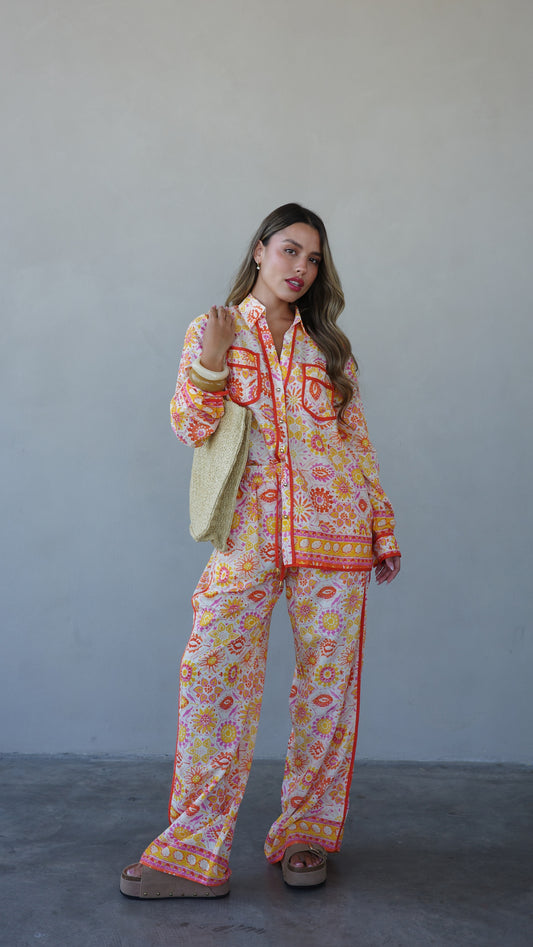 חליפת מכנס ברבדוס | כתום