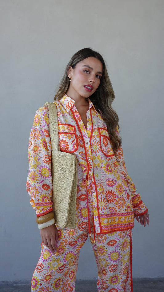 חליפת מכנס ברבדוס | כתום