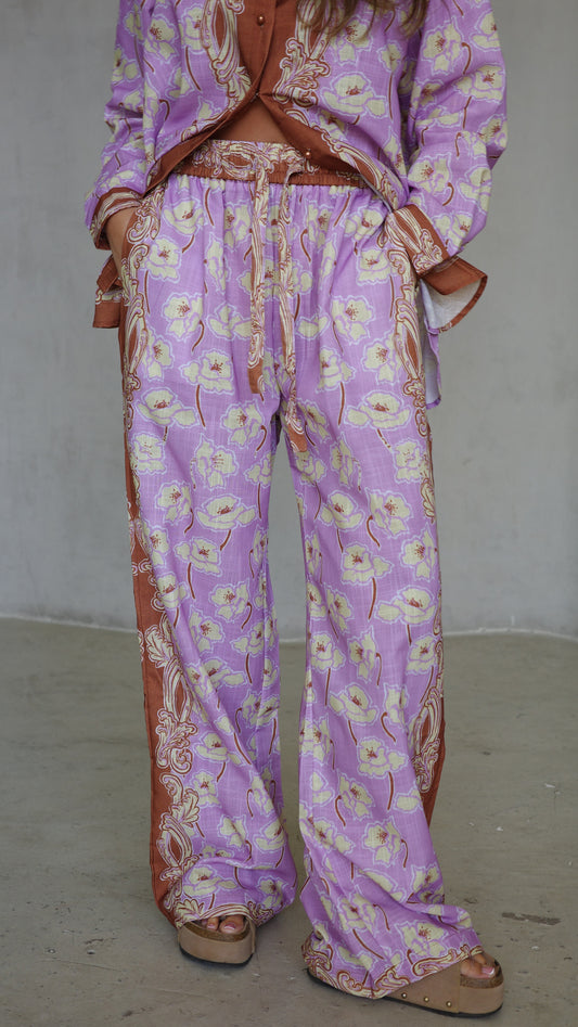 חליפת מכנס פאפוס | סגול