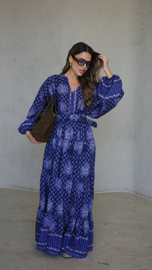 גלביה קומות פונפונים אוקסנה | כחול