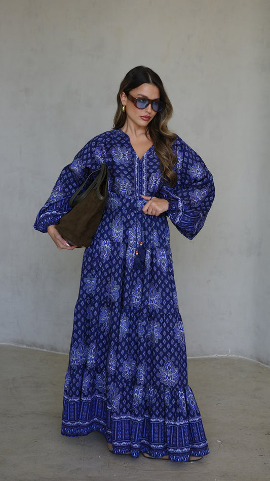 גלביה קומות פונפונים אוקסנה | כחול