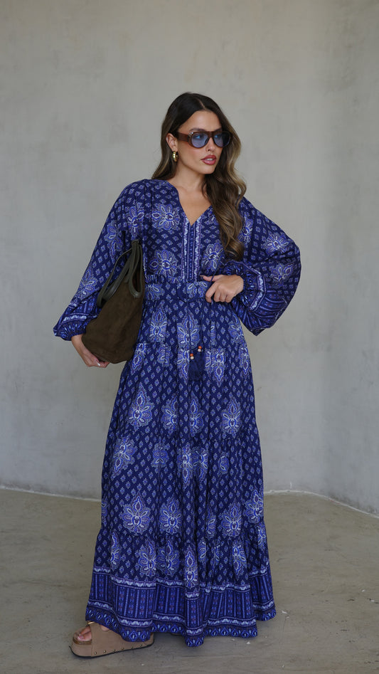 גלביה קומות פונפונים אוקסנה | כחול