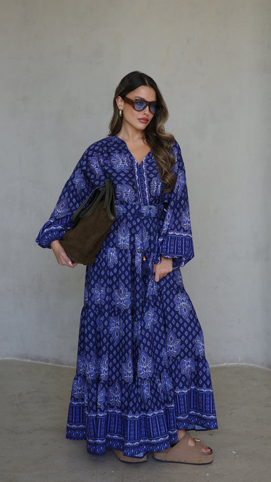 גלביה קומות פונפונים אוקסנה | כחול