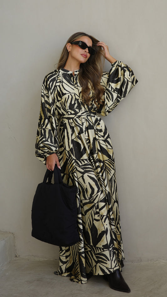 שמלת קלוש אוברסייז כפתורים סידני | בז