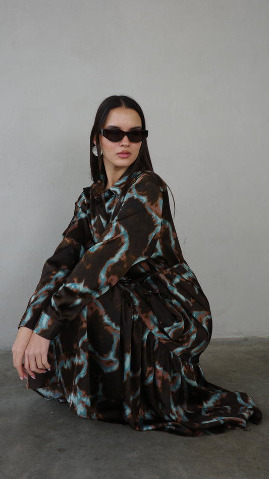 שמלת קלוש מידי מלמלה ביאטריס | חום