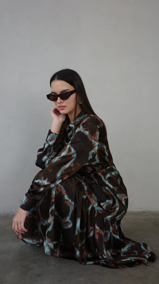 שמלת קלוש מידי מלמלה ביאטריס | חום