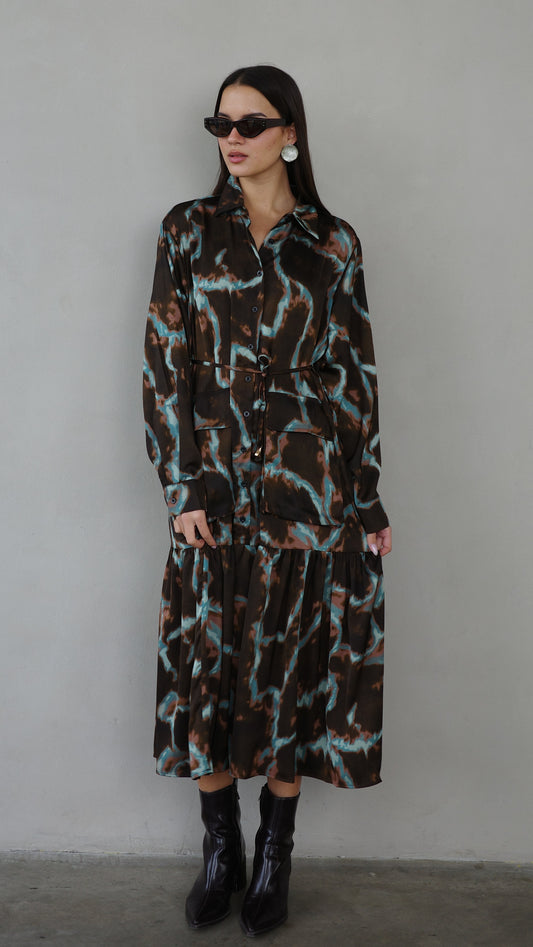 שמלת קלוש מידי מלמלה ביאטריס | חום