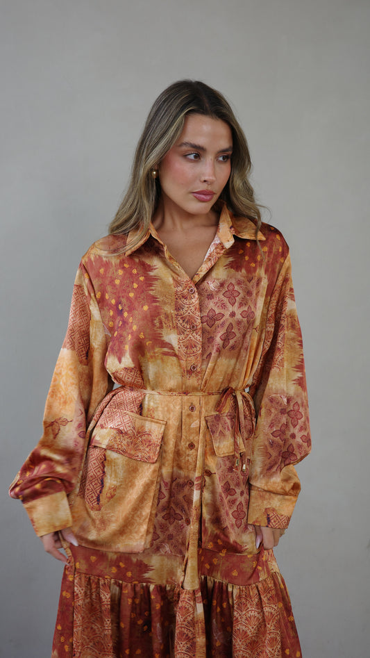 שמלת קלוש מידי מלמלה סופי | חמרה