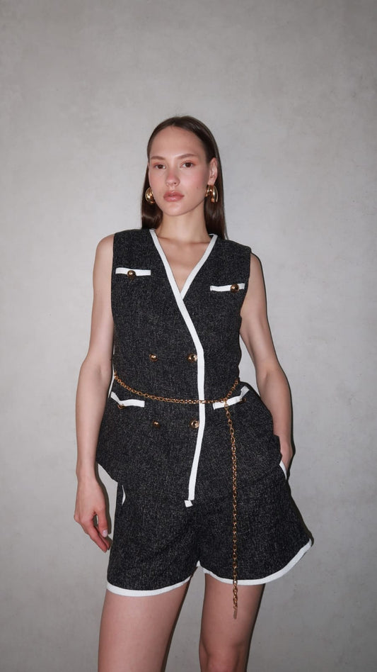 חליפת שורט ווסט ויטון | שחור