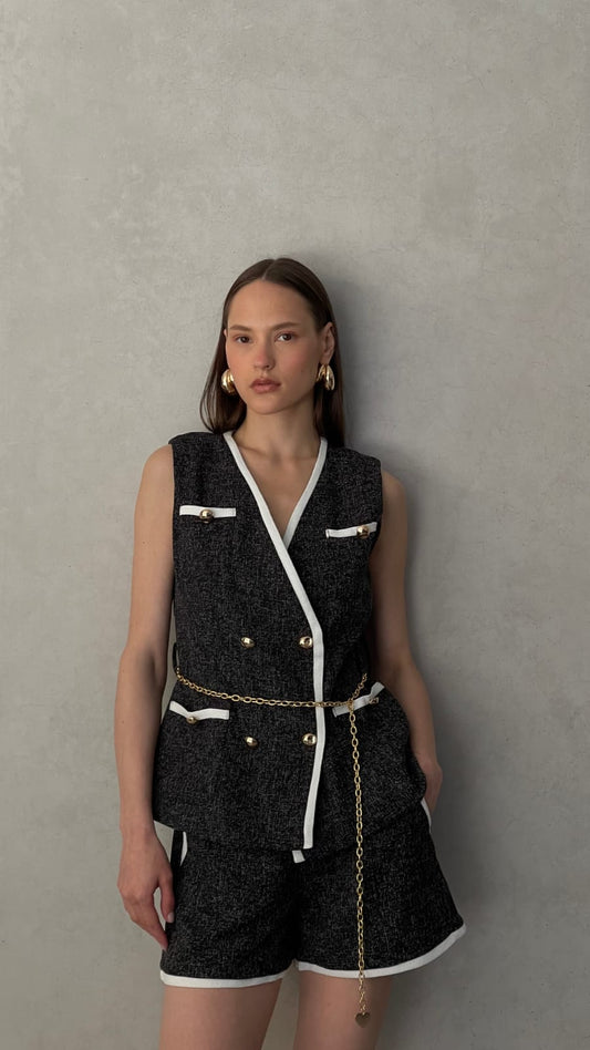 חליפת שורט ווסט ויטון | שחור