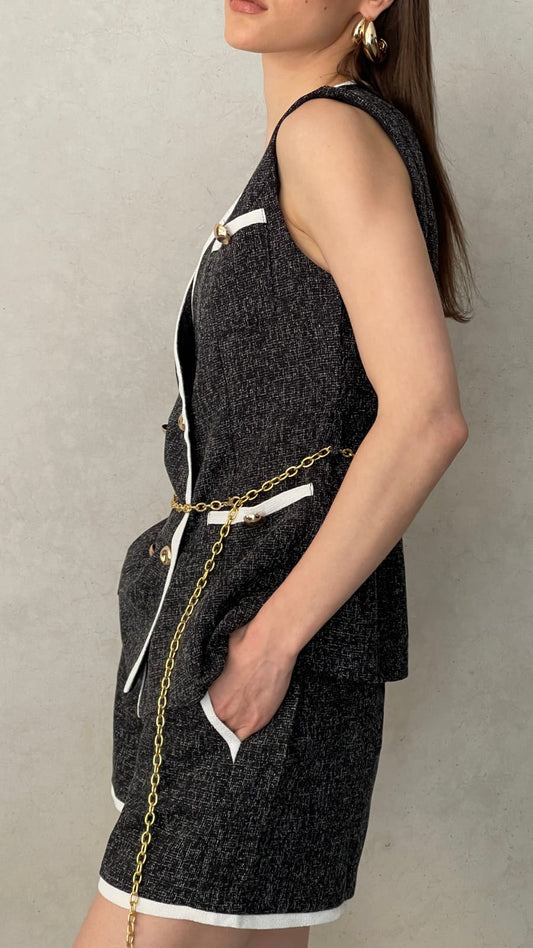 חליפת שורט ווסט ויטון | שחור