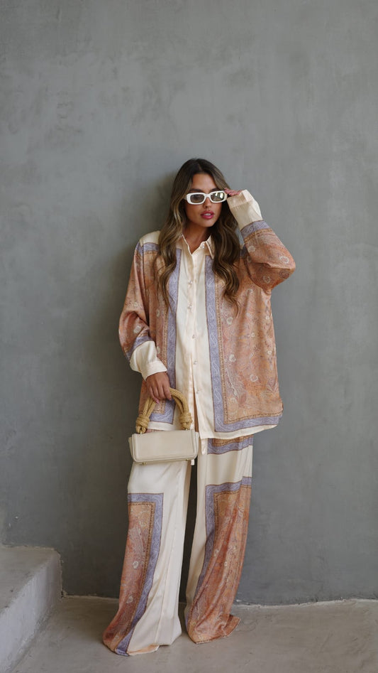 חליפת מכנס סנטה מוניקה | בז