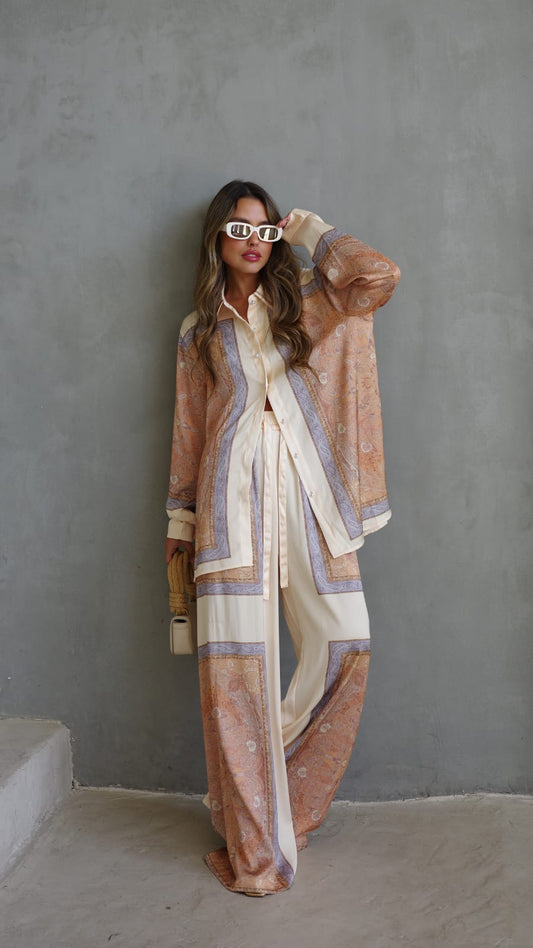 חליפת מכנס סנטה מוניקה | בז