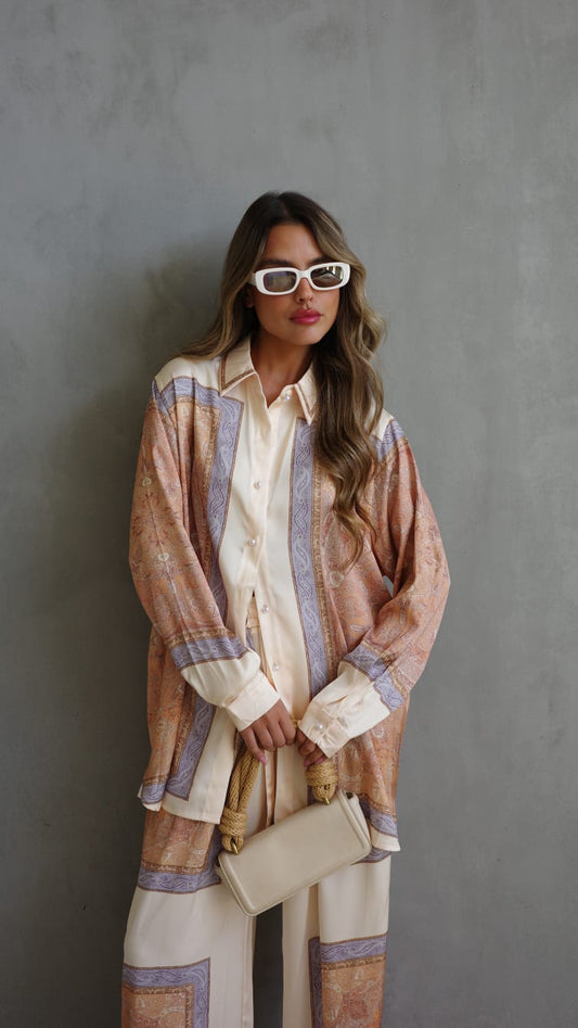 חליפת מכנס סנטה מוניקה | בז