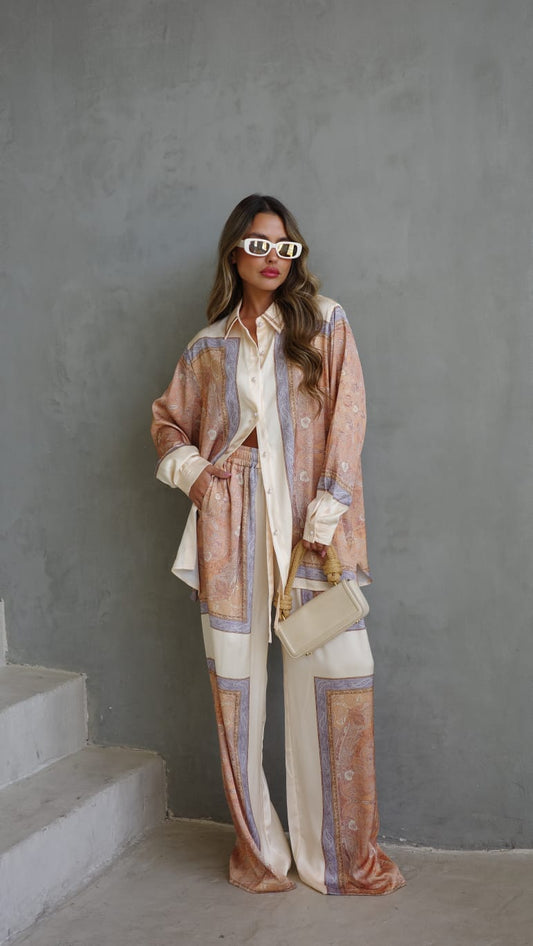 חליפת מכנס סנטה מוניקה | בז