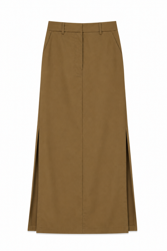 Urban Cargo Maxi  Skirt | Camel