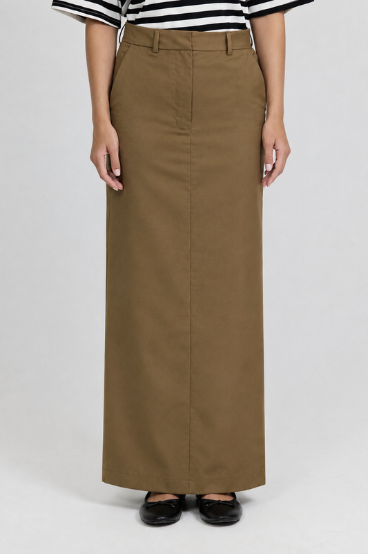 Urban Cargo Maxi  Skirt | Camel
