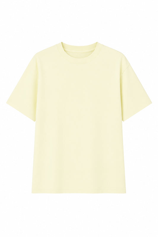 Premium Basic T-Shirt - Butter Yellow