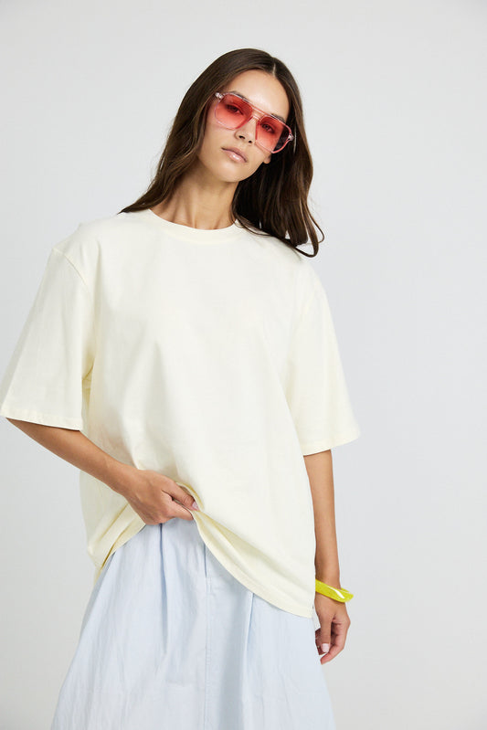 Oversized Essential T-Shirt - Butter Yellow