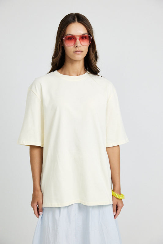 Oversized Essential T-Shirt - Butter Yellow