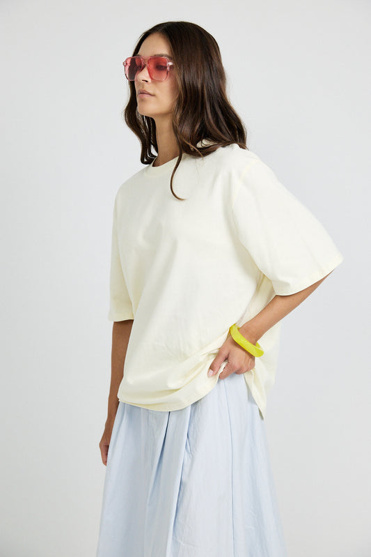 Oversized Essential T-Shirt - Butter Yellow