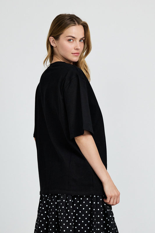 Oversized Essential T-Shirt - black