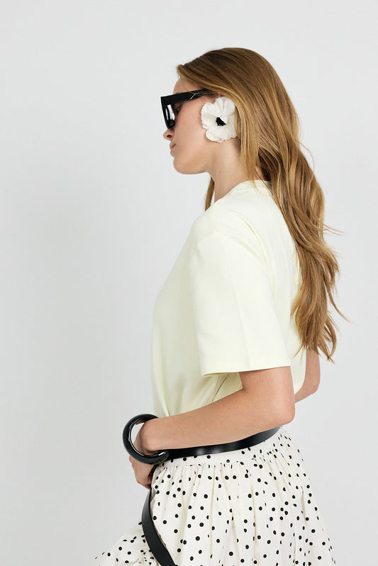 Premium Basic T-Shirt - Butter Yellow