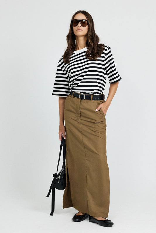 Urban Cargo Maxi  Skirt | Camel