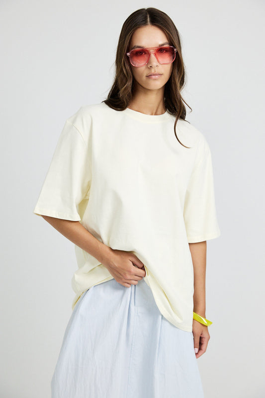 Oversized Essential T-Shirt - Butter Yellow