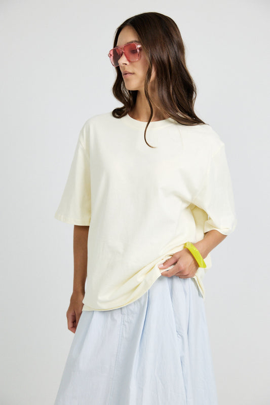 Oversized Essential T-Shirt - Butter Yellow