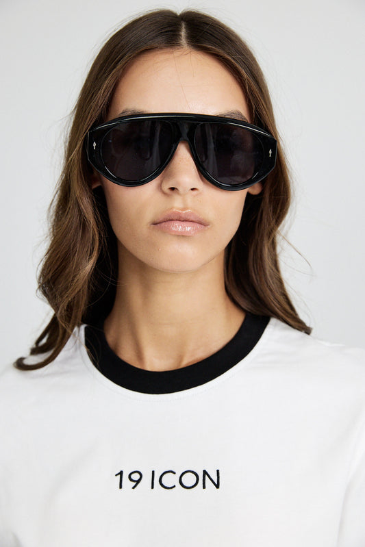 Essential Ringer 19 ICON T Shirt-white
