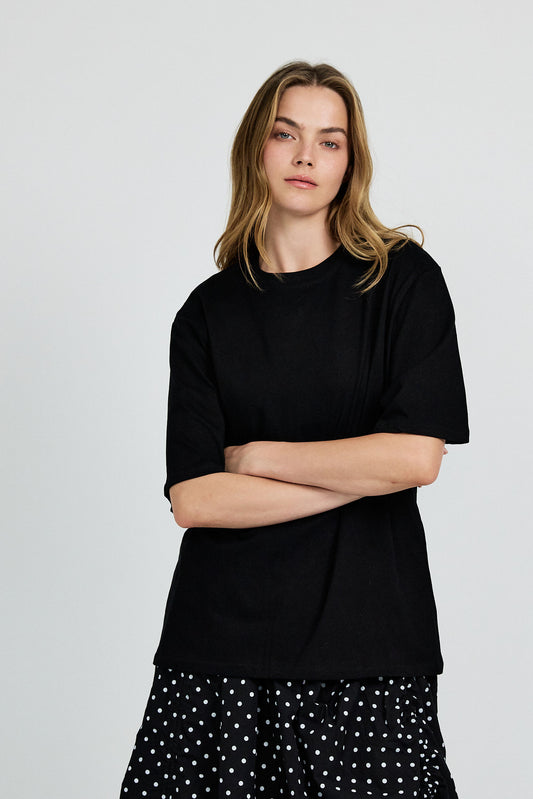Oversized Essential T-Shirt - black