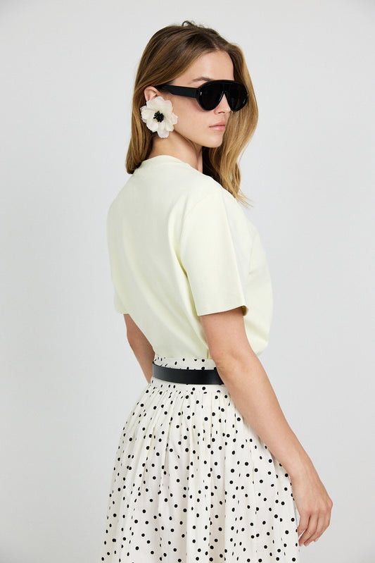 Premium Basic T-Shirt - Butter Yellow