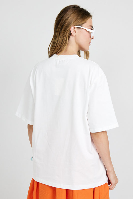 Own Your Light Oversized T-Shirt – White