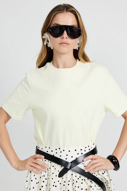 Premium Basic T-Shirt - Butter Yellow