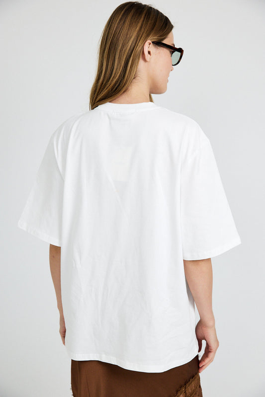 Glow Within Oversized T-Shirt – White