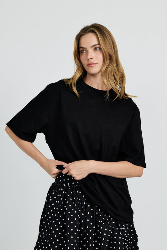 Oversized Essential T-Shirt - black