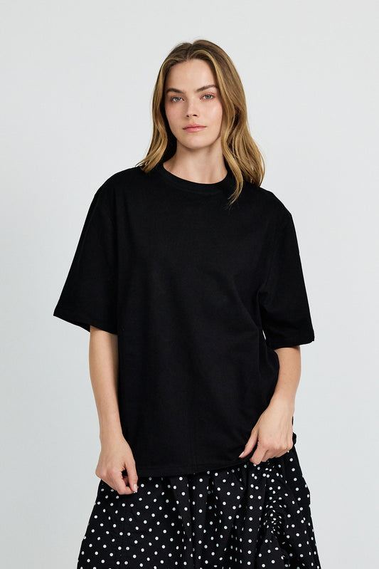 Oversized Essential T-Shirt - black