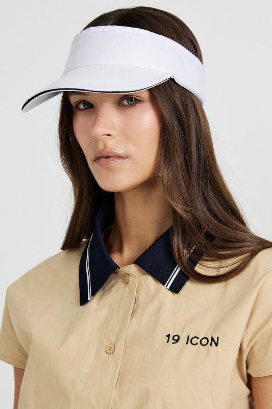 Sport Chic Cotton Crop Shirt – Khaki