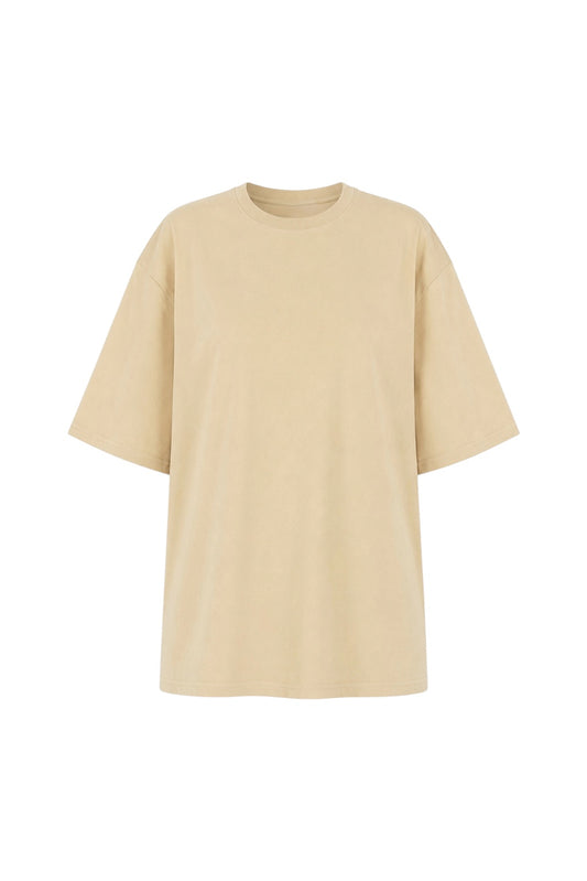 Oversized Essential T-Shirt - Beige