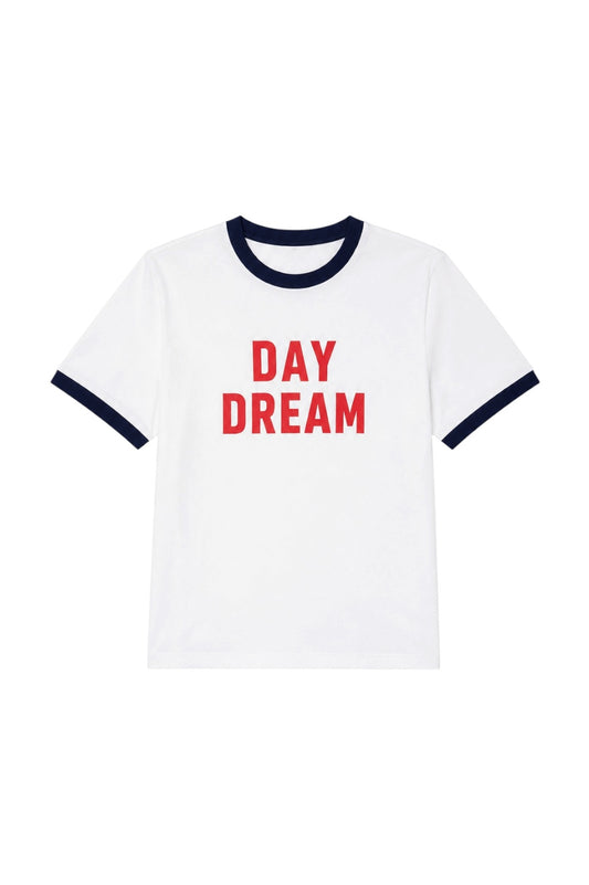 Premium Graphic T-Shirt - White|navy