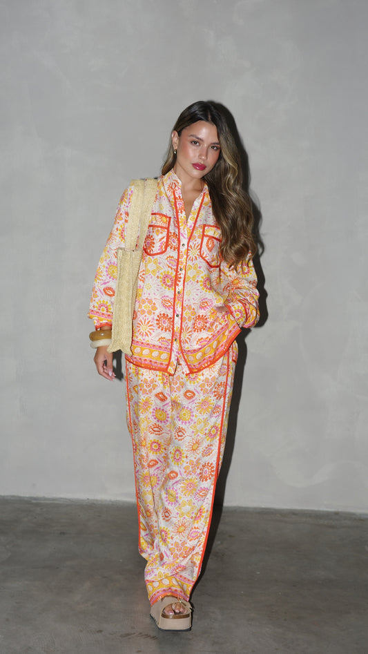 חליפת מכנס ברבדוס | כתום