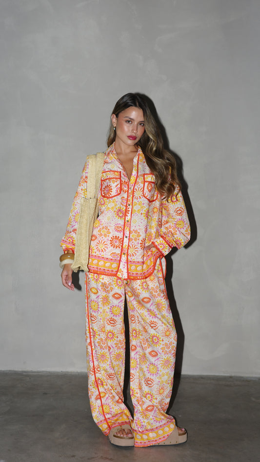 חליפת מכנס ברבדוס | כתום