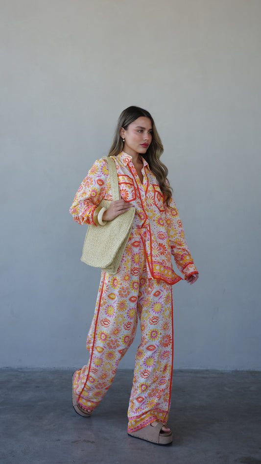 חליפת מכנס ברבדוס | כתום